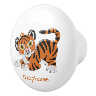 Tiger Design Personalised Keramische Knop