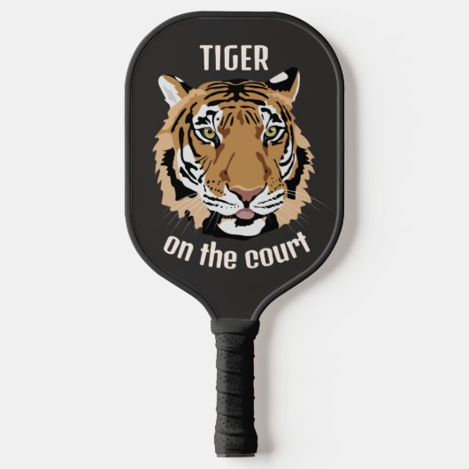 Tiger Design Pickleball Paddle (Voorkant)