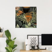 "Tiger - Detail from The Dream" by Henri Rousseau Poster (Thuiskantoor)