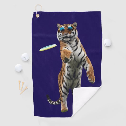 Tiger Disc Golf Handdoek (Insitu)