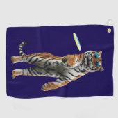 Tiger Disc Golf Handdoek (Horizontaal)