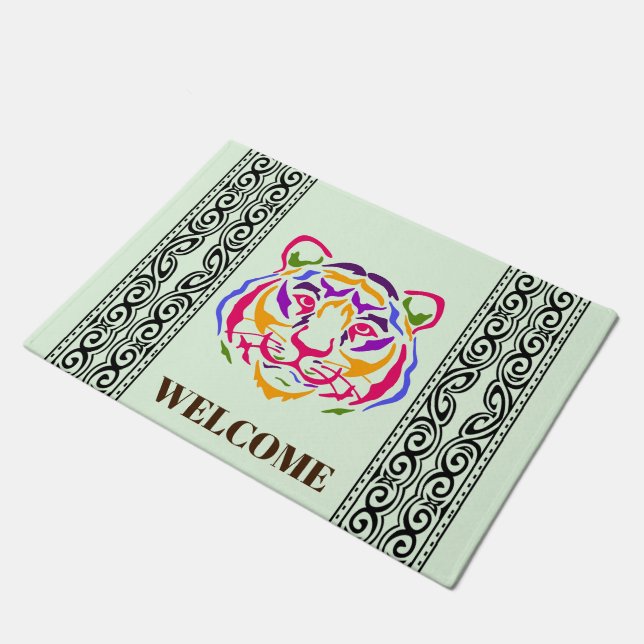 Tiger Doormat Deurmat (Schuin)