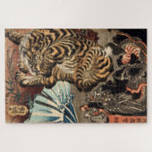 Tiger & Dragon, Kuniyoshi, Ukiyo-e Legpuzzel (Horizontaal)
