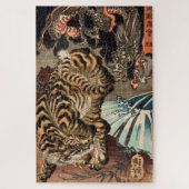 Tiger & Dragon, Kuniyoshi, Ukiyo-e Legpuzzel (Verticaal)