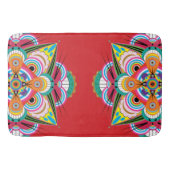 Tiger Dragon Mandala Bath Mat (Voorkant)