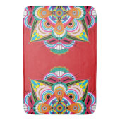 Tiger Dragon Mandala Bath Mat (Voorkant Verticaal)