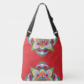 Tiger Dragon Mandala Crossbody Bag (2 Sizes) Tas (Voorkant)