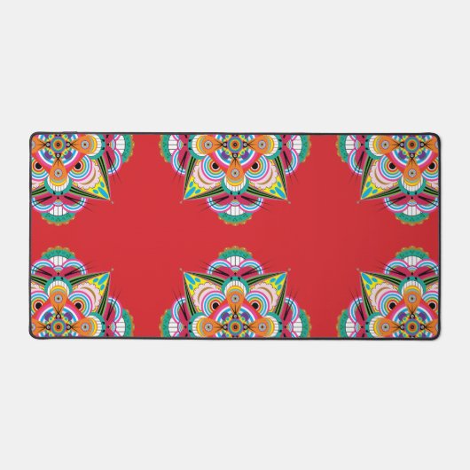 Tiger Dragon Mandala Desk Mat (Voorkant)