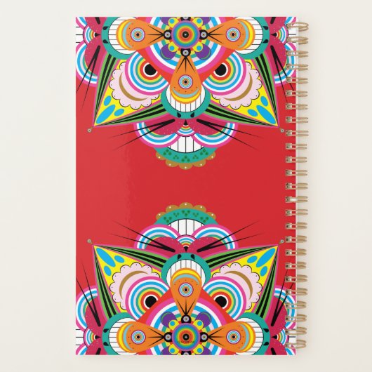 Tiger Dragon Mandala Planner (2 Sizes) (Achterkant)
