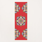 Tiger Dragon Mandala Yoga Mat (Voorkant)