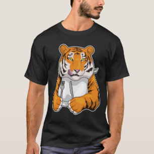Tiger Eating Fork T-shirt
