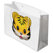 Tiger - Emoji Large Cadeautasje (Achterkant Gekanteld)