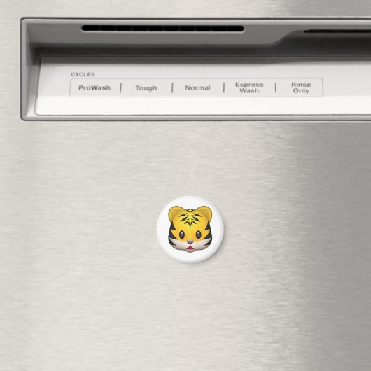 Tiger - Emoji Magneet (Insitu (Vaatwasser))
