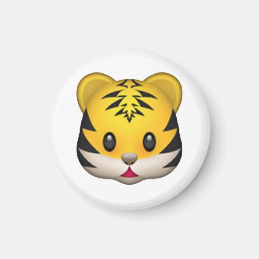 Tiger - Emoji Magneet (Voorkant)