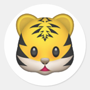 Tiger - Emoji Ronde Sticker