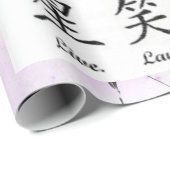 TIGER EN BUTTERFLIES VOOR Wrapping, IN PINK Cadeaupapier (Rol Hoek)