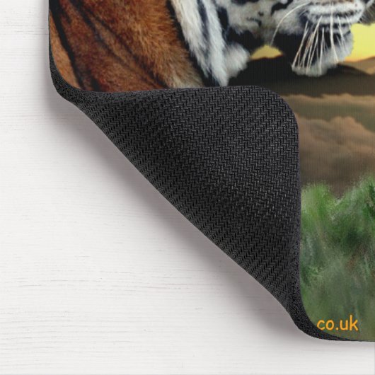 Tiger en Cub Mousemat Muismat (Hoek)