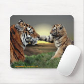 Tiger en Cub Mousemat Muismat (Met muis)