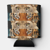 Tiger- en luiogen Foto Blikjeskoeler (Achterkant)