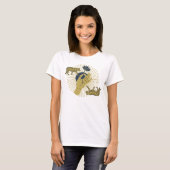Tiger en Sunburst Boho Graphic T-shirt (Voorkant volledig)
