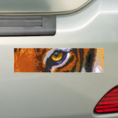 TIGER EYE BUMPERSTICKER (Op auto)