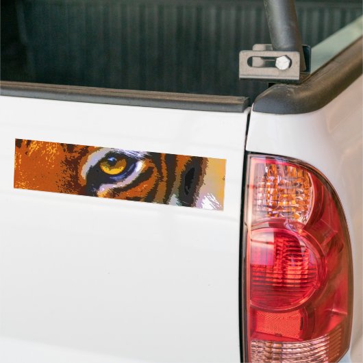 TIGER EYE BUMPERSTICKER (Op Truck)
