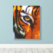TIGER EYE CANVAS AFDRUK (Insitu (Houten vloer))