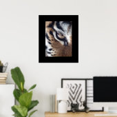 Tiger Eye Poster (Thuiskantoor)