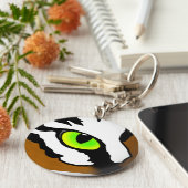 Tiger Eye Sleutelhanger (Zijkant)