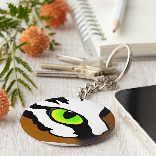 Tiger Eye Sleutelhanger (Zijkant)