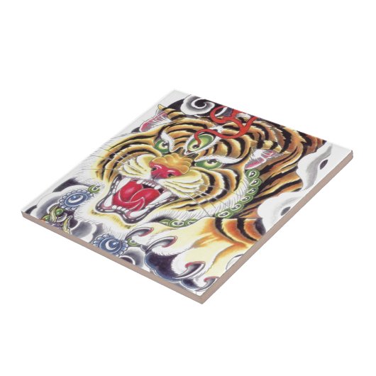 Tiger Eye Tegeltje (Zijkant)