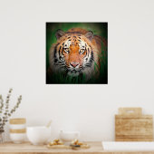 Tiger Eyes Art Print Poster (Keuken)