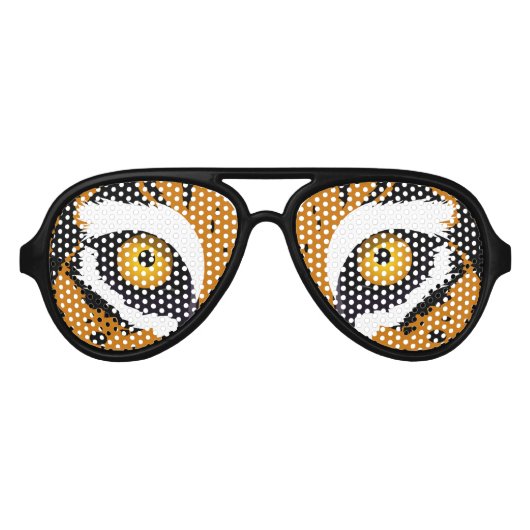 Tiger Eyes Aviator Zonnebril (Voorkant)