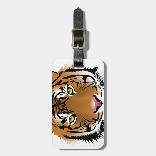 Tiger Eyes Bagagelabel (Voorkant verticaal)