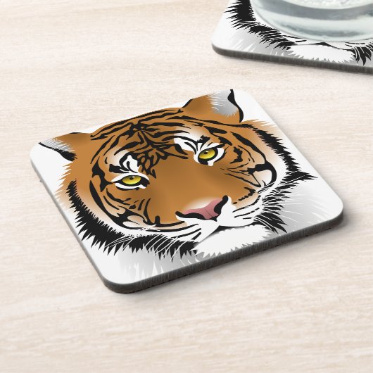 Tiger Eyes Bier Onderzetter (Linkerzijde)