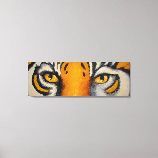 Tiger Eyes Canvas Afdruk (Voorkant)
