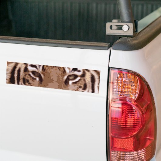 Tiger Eyes Custom Bumpersticker (Op Truck)