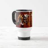 Tiger Eyes Fantasy Wildlife Travel Mug Reisbeker (Voorkant links)