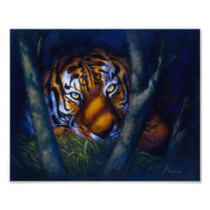 Tiger Eyes Foto Afdruk