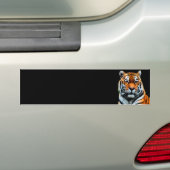Tiger Eyes Inspirerend Bumpersticker (Op auto)