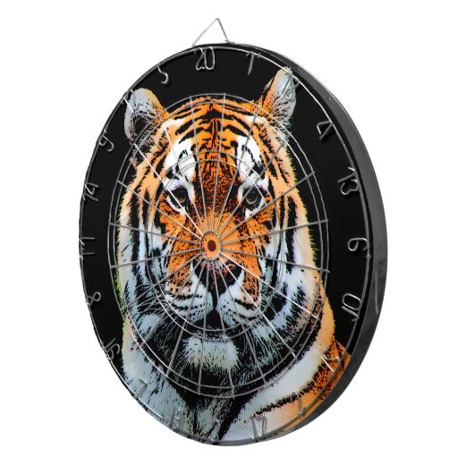 Tiger Eyes Inspirerend Dartbord (Voorkant Rechts)
