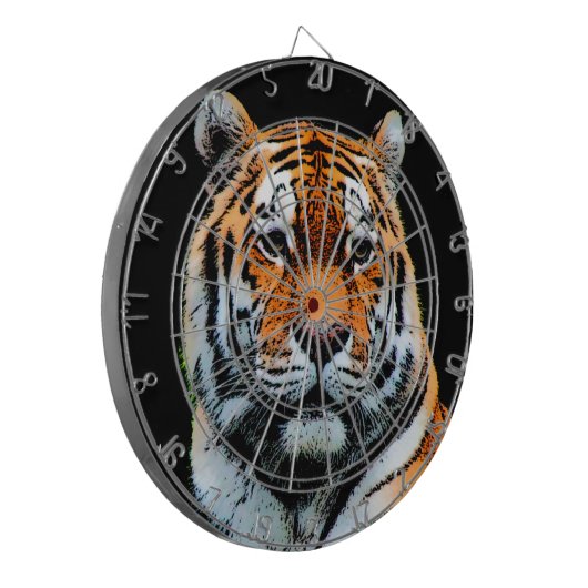 Tiger Eyes Inspirerend Dartbord (Voorkant Links)