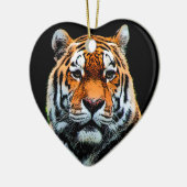 Tiger Eyes Inspirerend Keramisch Ornament (Links)