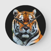 Tiger Eyes Inspirerend Ronde Klok (Voorkant)