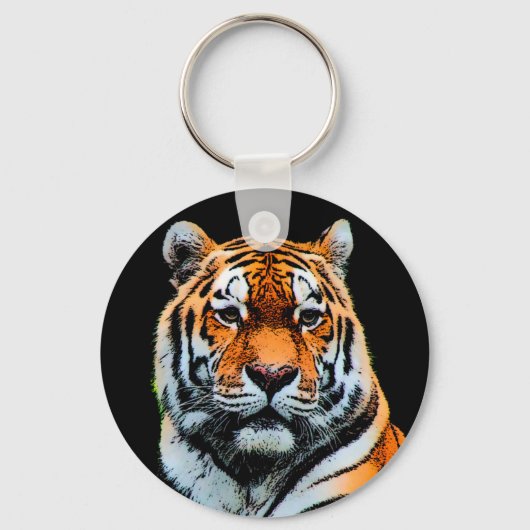 Tiger Eyes Inspirerend Sleutelhanger (Voorkant)