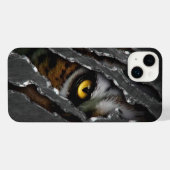 Tiger Eyes iPhone 14 plus Hoesje -iPhone hoesje (Achterkant horizontaal)