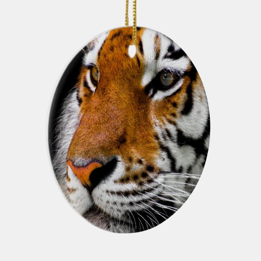 Tiger Eyes Keramisch Ornament (Rechts)