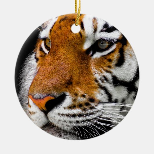 Tiger Eyes Keramisch Ornament (Voorkant)