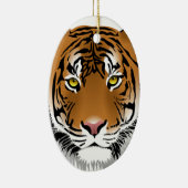 Tiger Eyes Keramisch Ornament (Rechts)