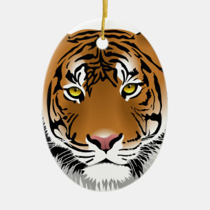 Tiger Eyes Keramisch Ornament